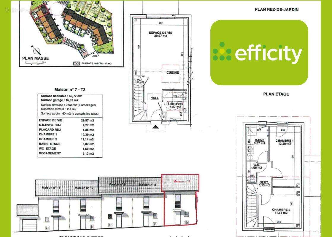 Maison à LA CHAPELLE-DE-LA-TOUR