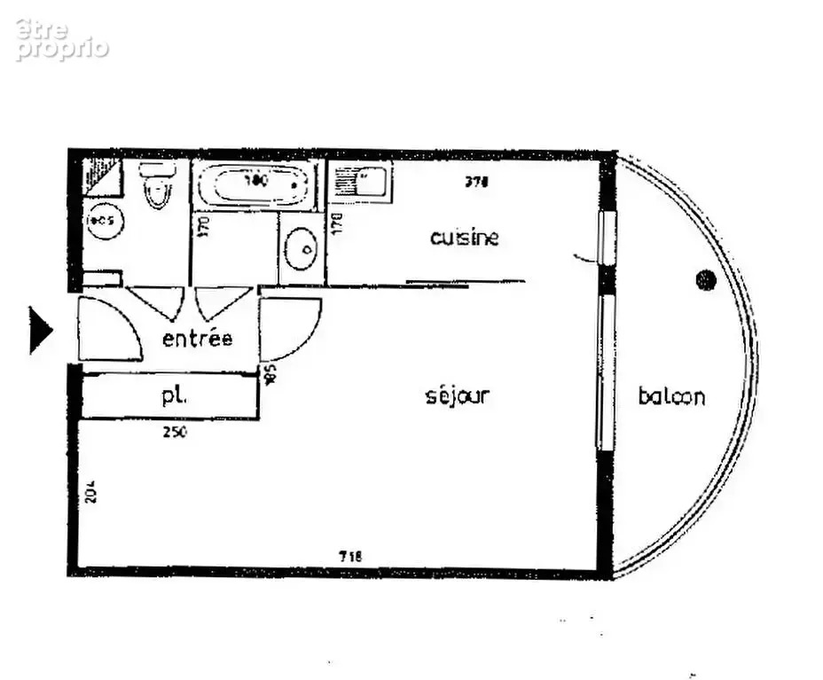 Appartement ERMONT - 1 pièce - 39.25 m² - photo 2
