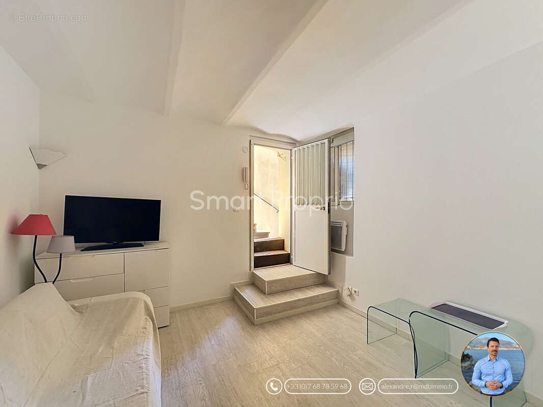 Menton riviera - studio traversant de 23,53m2 meublé et équipé sans charges ! - photo 2