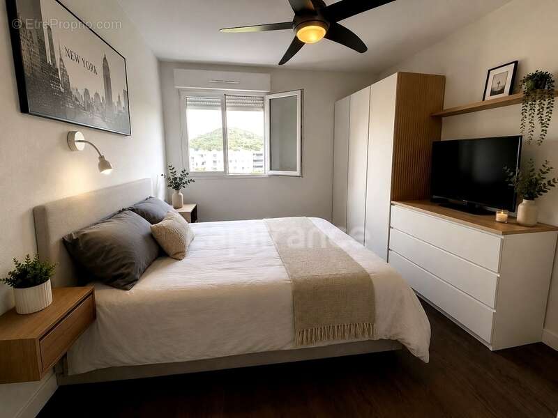 AJACCIO (20), appartement T2, terrasse, vue dégagée, secteur rocade proche commerces - photo 3
