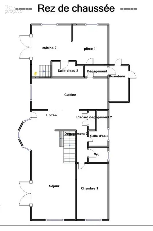 Maison à vivre de plain-pied  sur 100m² + 3-4 ch à étage  - 5 min à pied CENTRE-VILLE - photo 14