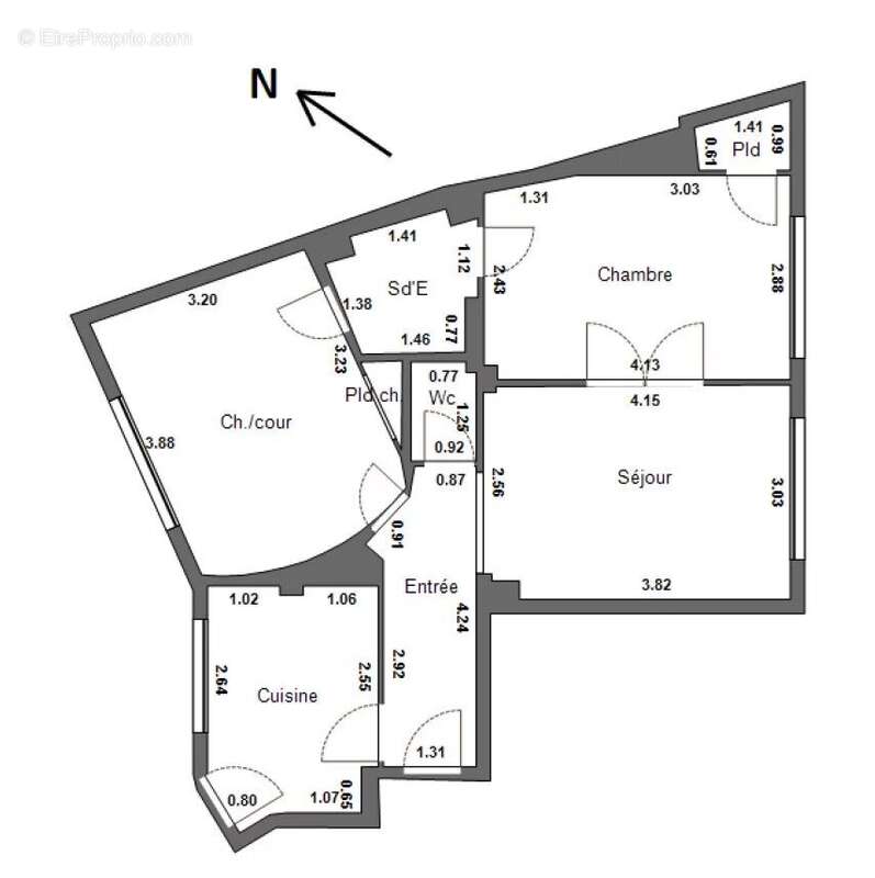 Appartement à PARIS-15E