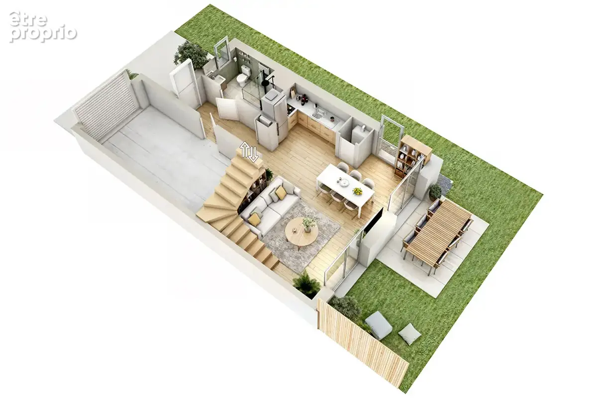Maison 3 chambres avec jardin, terrasses et garage - photo 3