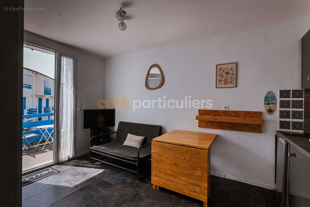 Longeville-sur-mer -- plage du rocher -- appartement -- 2 pieces -- 30 m2 -- plage -- 2 espaces couchages -- investissement loca - photo 2
