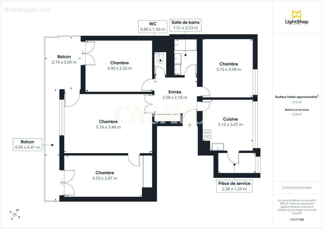 Vente Appartement 4 pièces de 80m² - 95120 Ermont - photo 16
