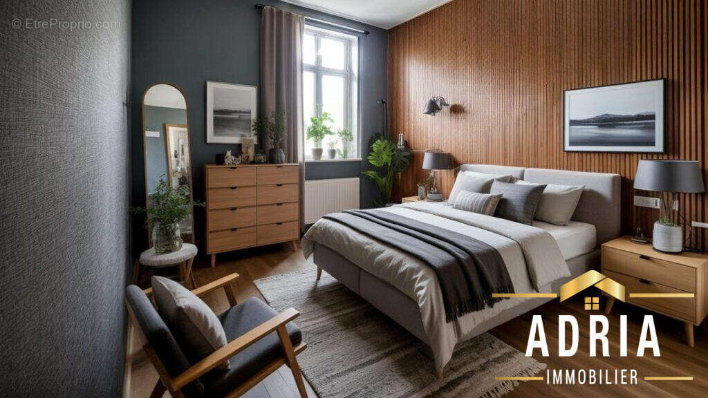 Projection chambre 2 avec IA  - Maison à LUTTANGE