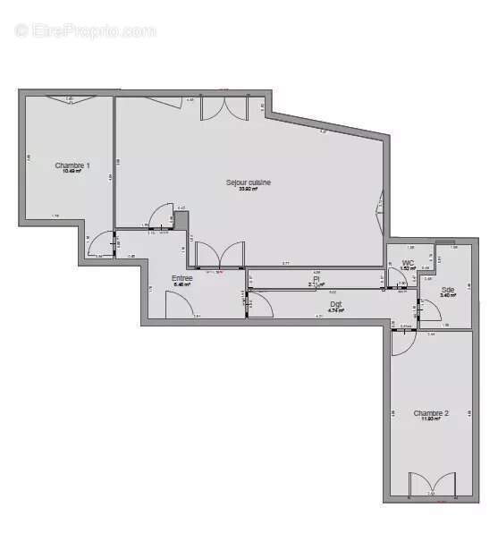 Appartement à PARIS-14E