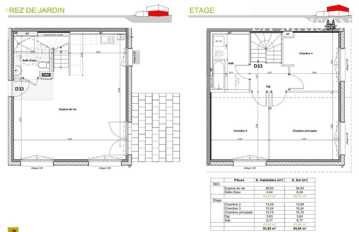Appartement 93 m² à Clenay  - photo 8