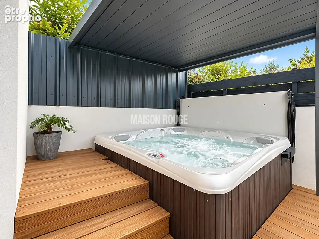 Contemporaine de plain-pied  DPE A/A   Jacuzzi sous pergola - photo 14