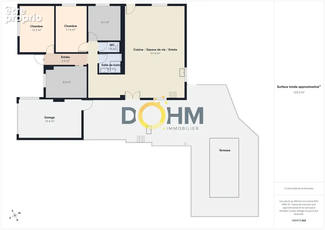 Villa T5 de plain-pied avec piscine chauffée et garage sur plus de 1 000 m2 de terrain - photo 18