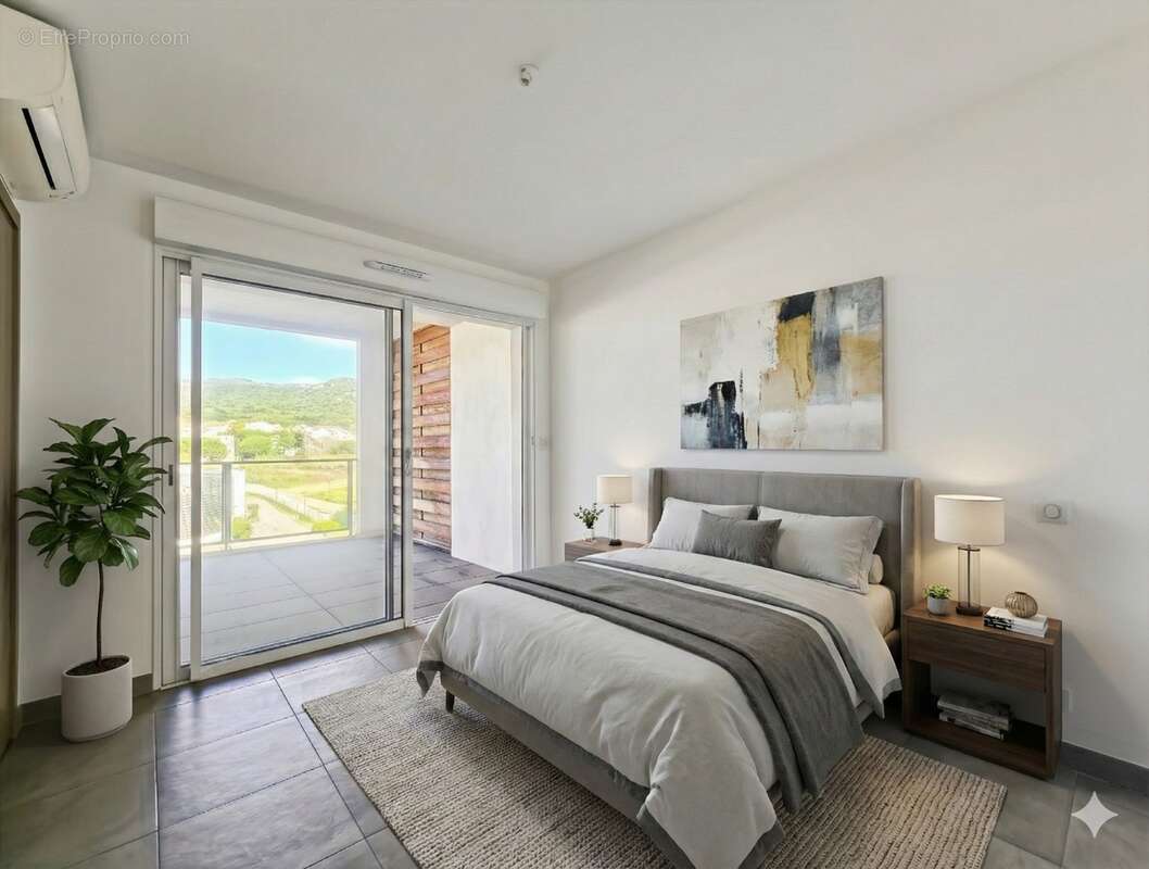AJACCIO (20) ROCADE - T3 67 m² avec terrasse 18 m², ascenseur, parking sous-sol et vue dégagée - photo 3