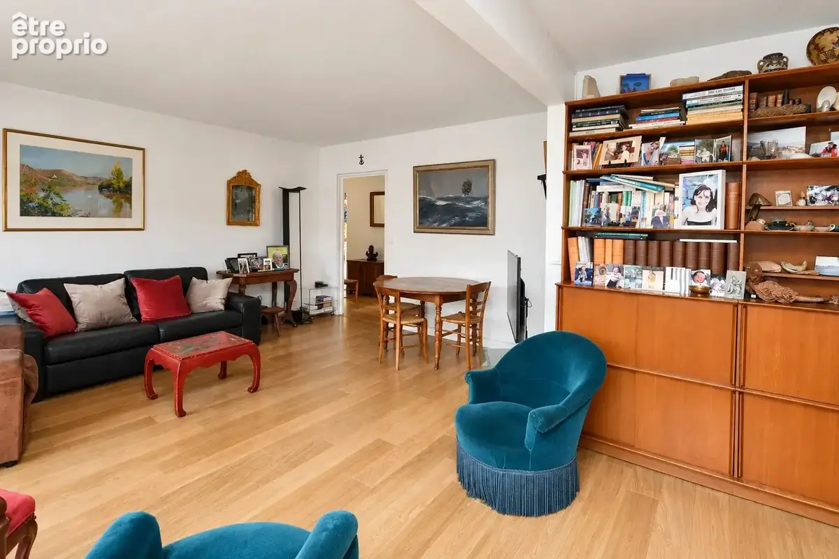 Bas de chatou 4 mn rer - appartement de  88 m² - 3 chambres - cave et parking - photo 7
