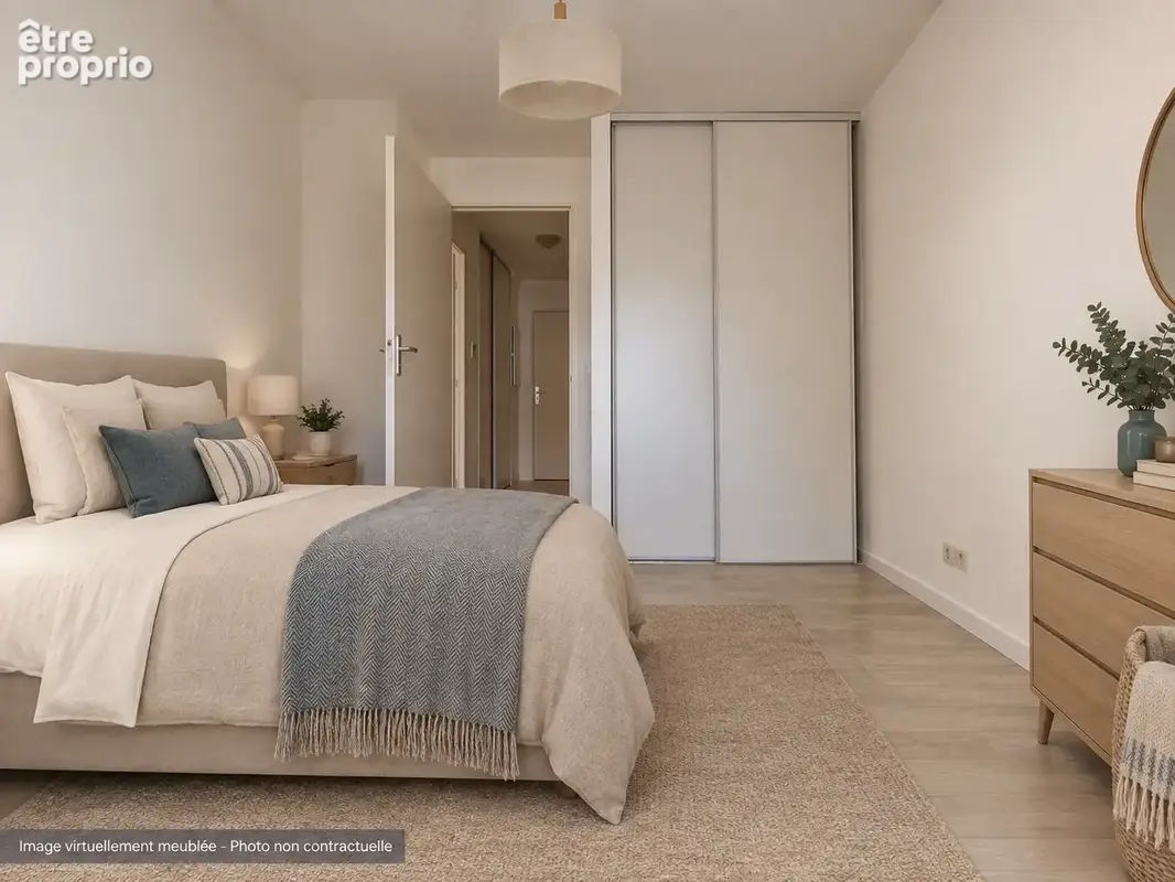 NANTES ouest - Appartement T2 - 37m2 - DPE C - aucuns travaux - 1 chambre séparée avec placard - photo 23