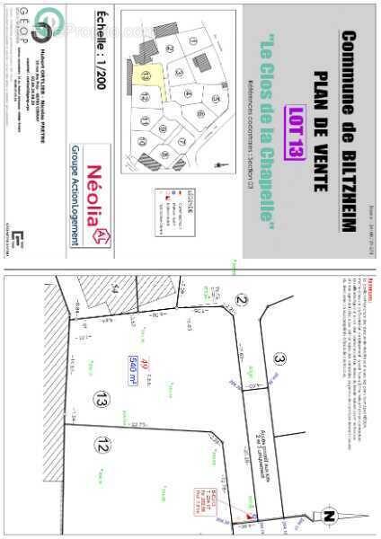 Terrain à BILTZHEIM