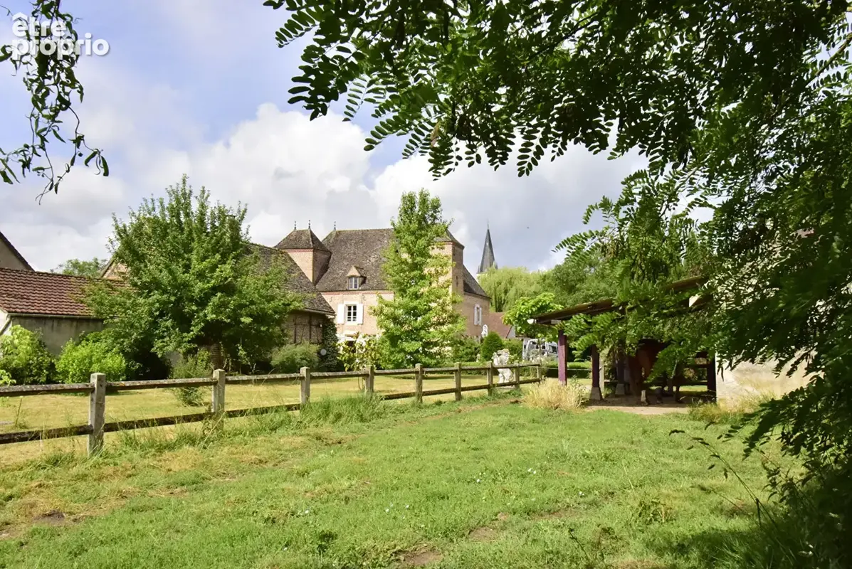 ST MARTIN EN BRESSE, Maison de maître avec 1ha37a de terrain - photo 17