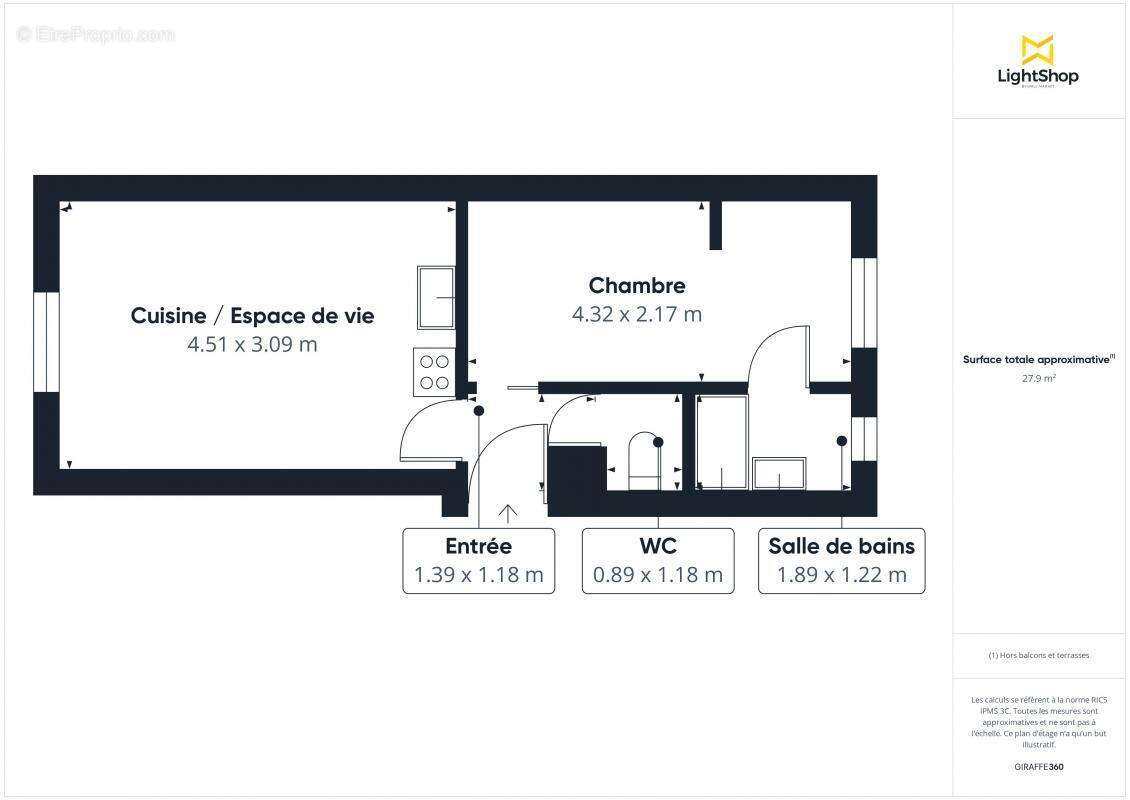 Appartement à PARIS-17E