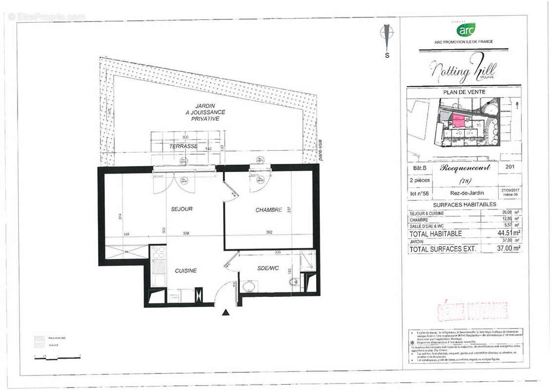 Appartement à LE CHESNAY