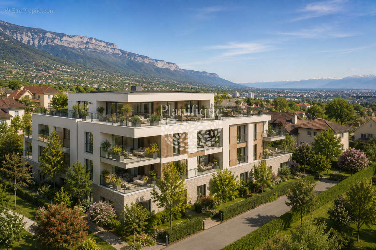 Appartement T4 attique 107 m2 avec grande terrasse à Collonges-sous-Salève - photo 16