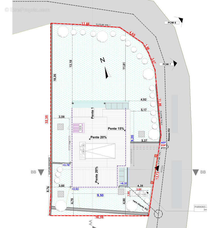 Terrain à ENTRE-DEUX