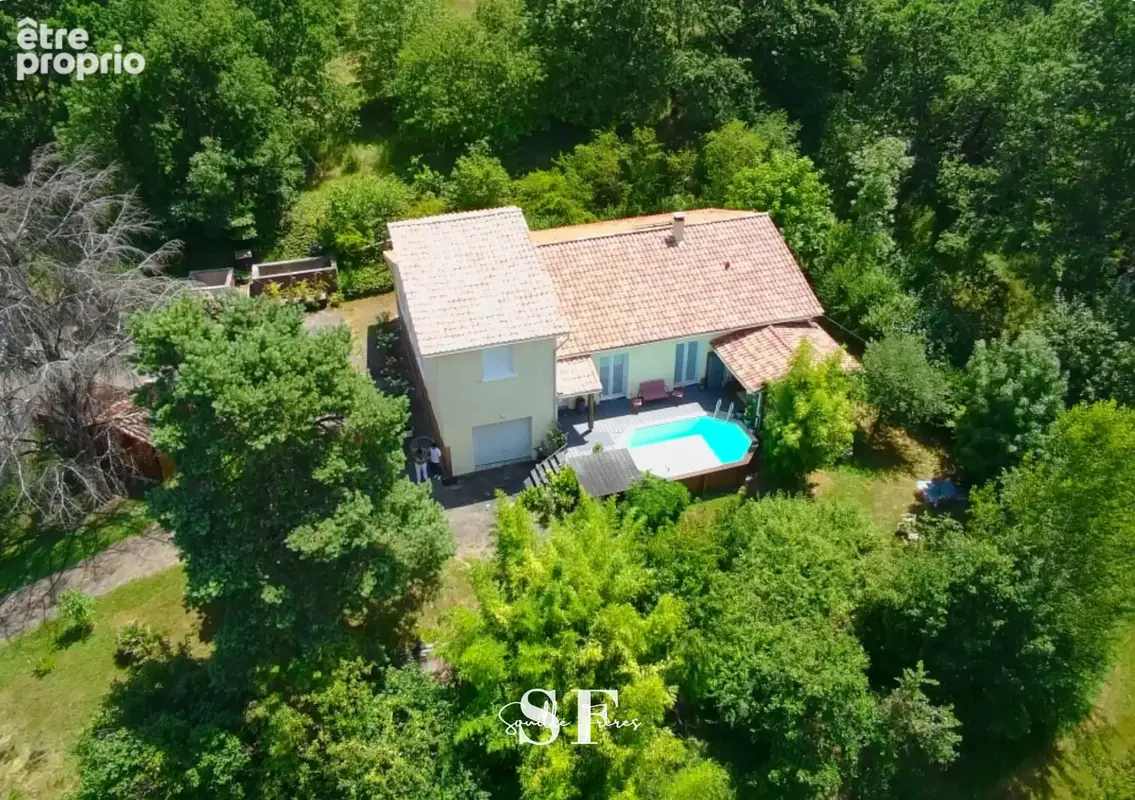 Sur les hauteurs de saint-caprais-de-lerm   maison familiale avec vue - piscine et logement independant - photo 3