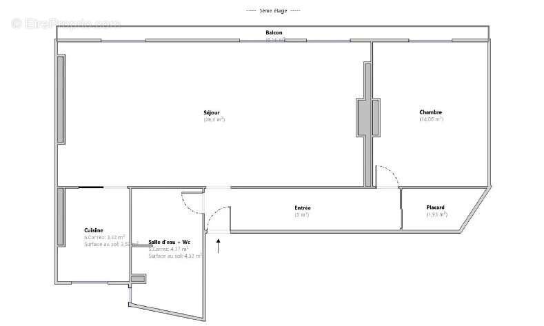 Appartement à PARIS-17E