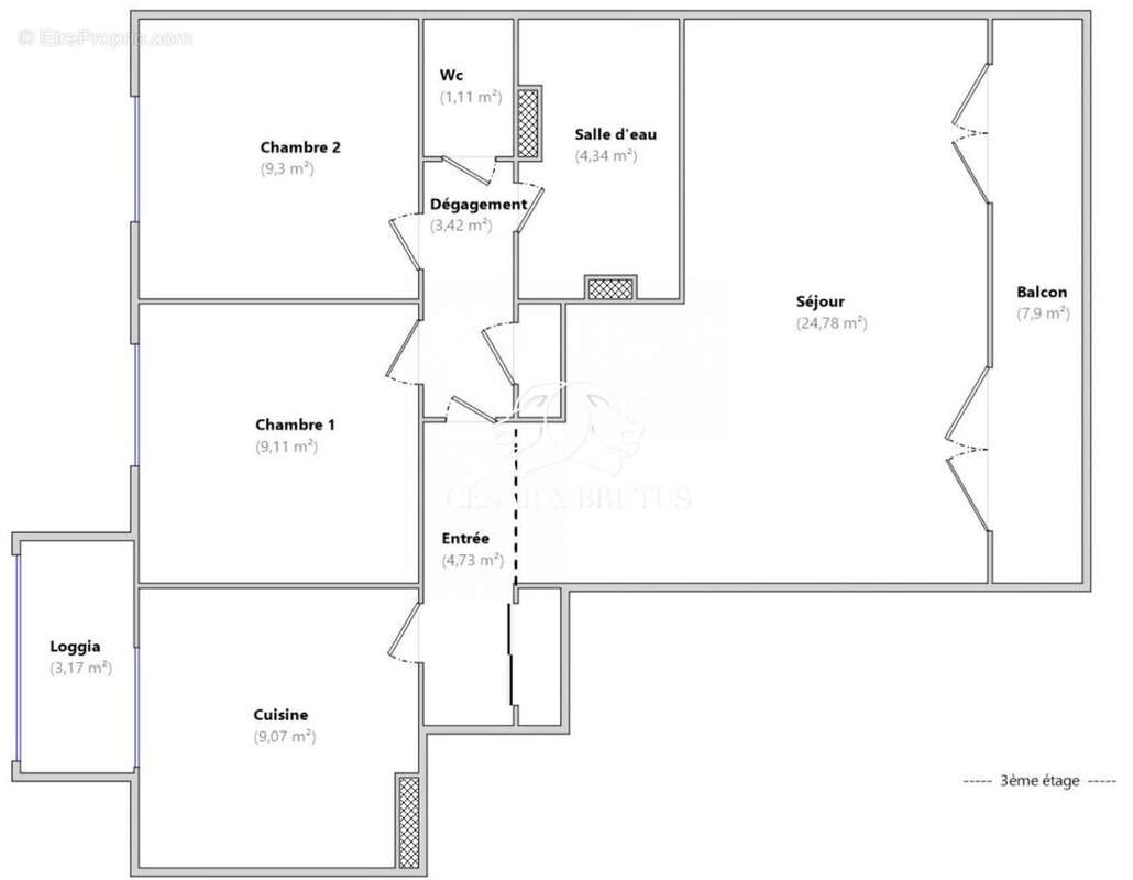 Appartement 65 m² à Caluire-Et-Cuire  - photo 9