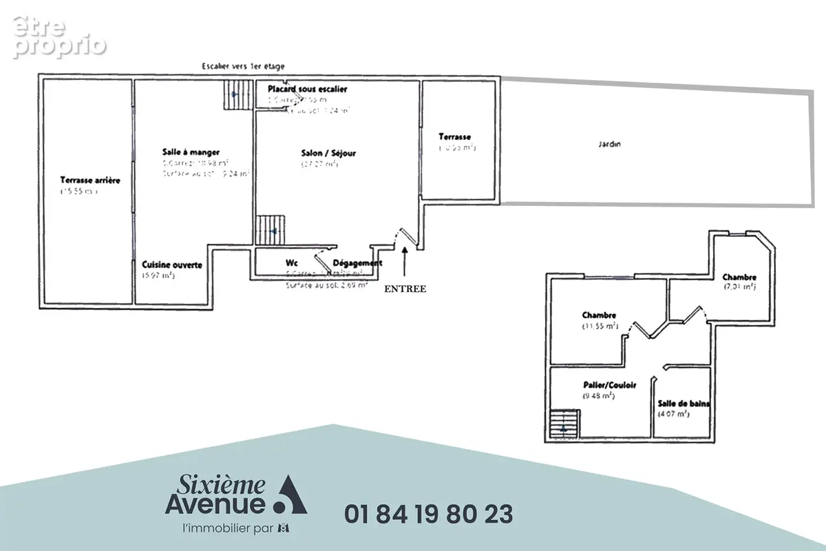 CHAVILLE - Appartement 3 pièces de 92m2 avec jardin - photo 12