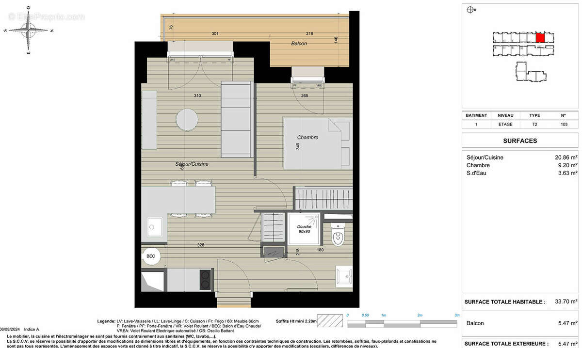 Appartement à LACANAU