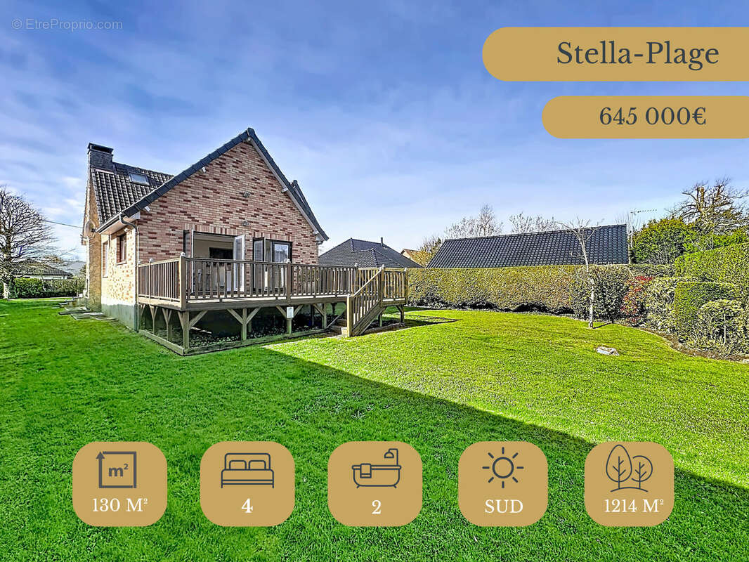 Stella-plage nouveaute exclusive villa 6 pieces double garage jardin de plus de 1200m2 - photo 13