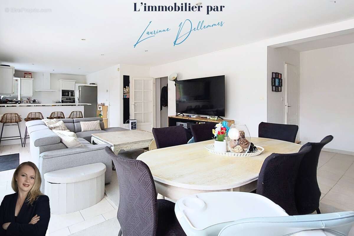 Pavillon individuel semi plain-pied 130 m2, 4 chambres avec garage et son studio indépendant de 30m2 - Thun Saint Amand (59) de  - photo 3