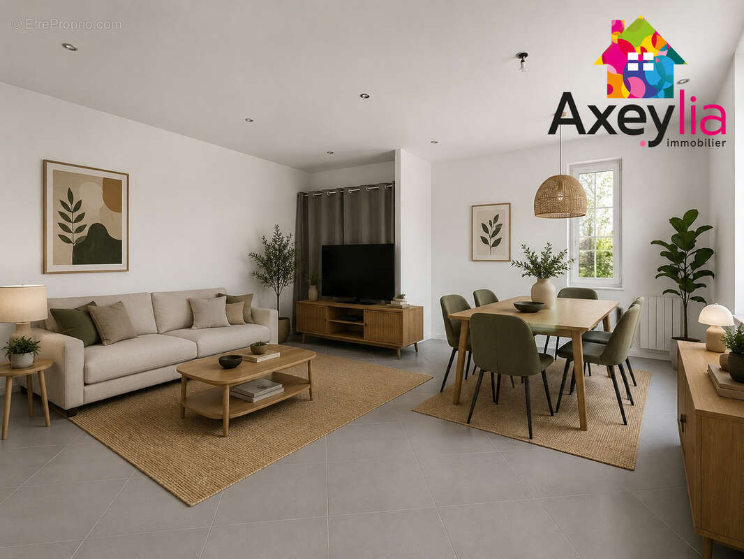 A vendre - roanne centre - appartement t2 loué et rénové en rez-de-jardin avec courette - photo 3