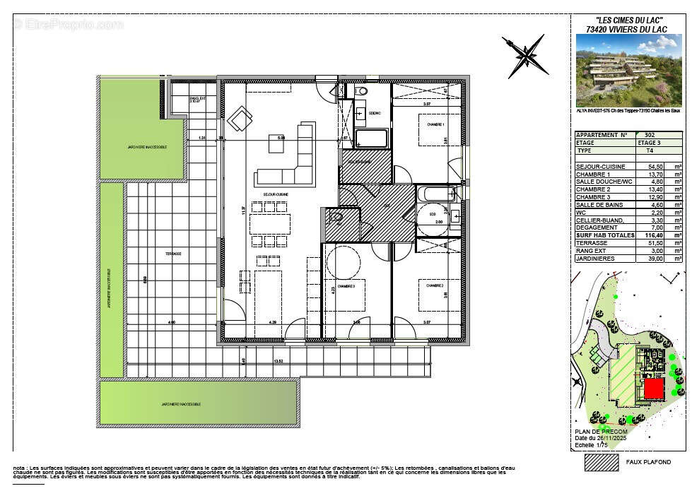 Appartement à VIVIERS-DU-LAC