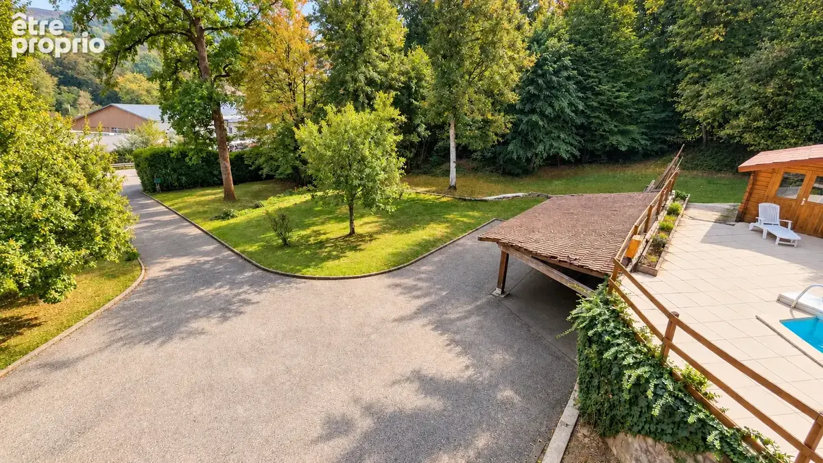Annecy / argonay   maison avec piscine chauffée   parc paysagé de 3 460 m2 - photo 10