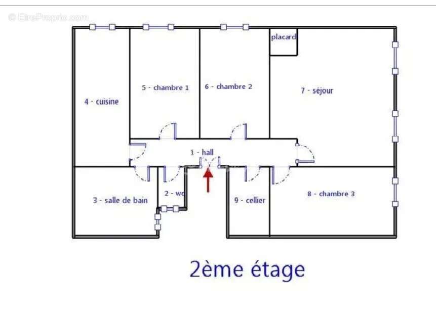 Chave/Eugène Pierre T4 dans bel immeuble ancien - photo 3