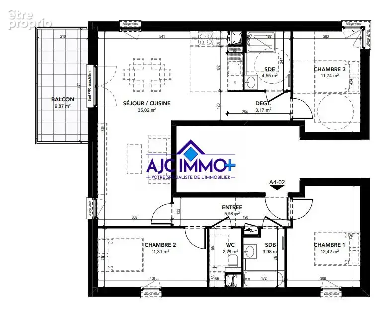 Appartement 4 pièces 91 m² à vendre à Strasbourg (67000) - photo 8