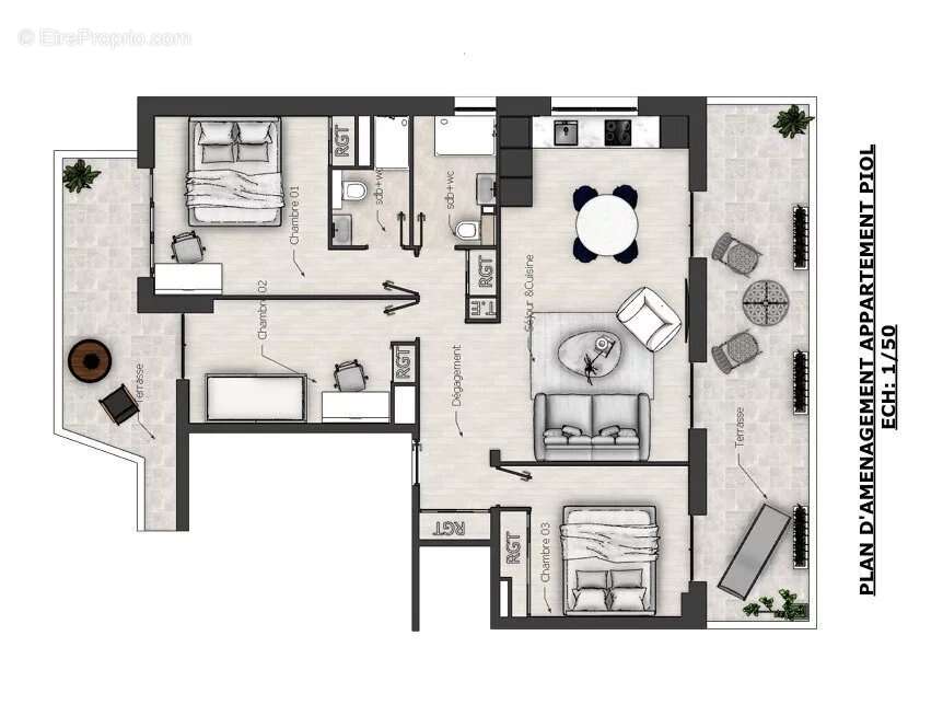 Appartement à NICE