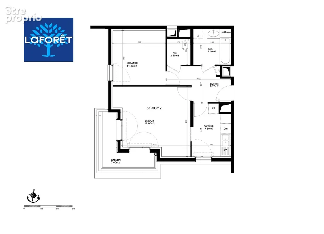 Appartement Vitry Sur Seine 2 pièces 51.30 m2 - photo 11