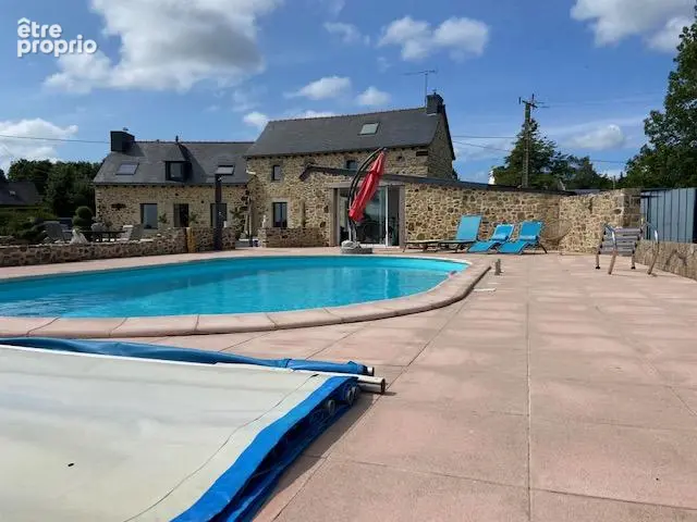 LANVOLLON, à 15 kms de la mer, Belle propriété à vendre,  piscine, 1.1 ha de terrain - photo 11