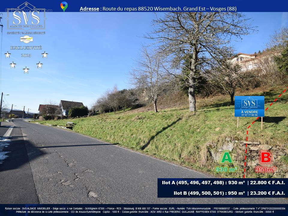 Terrain à WISEMBACH