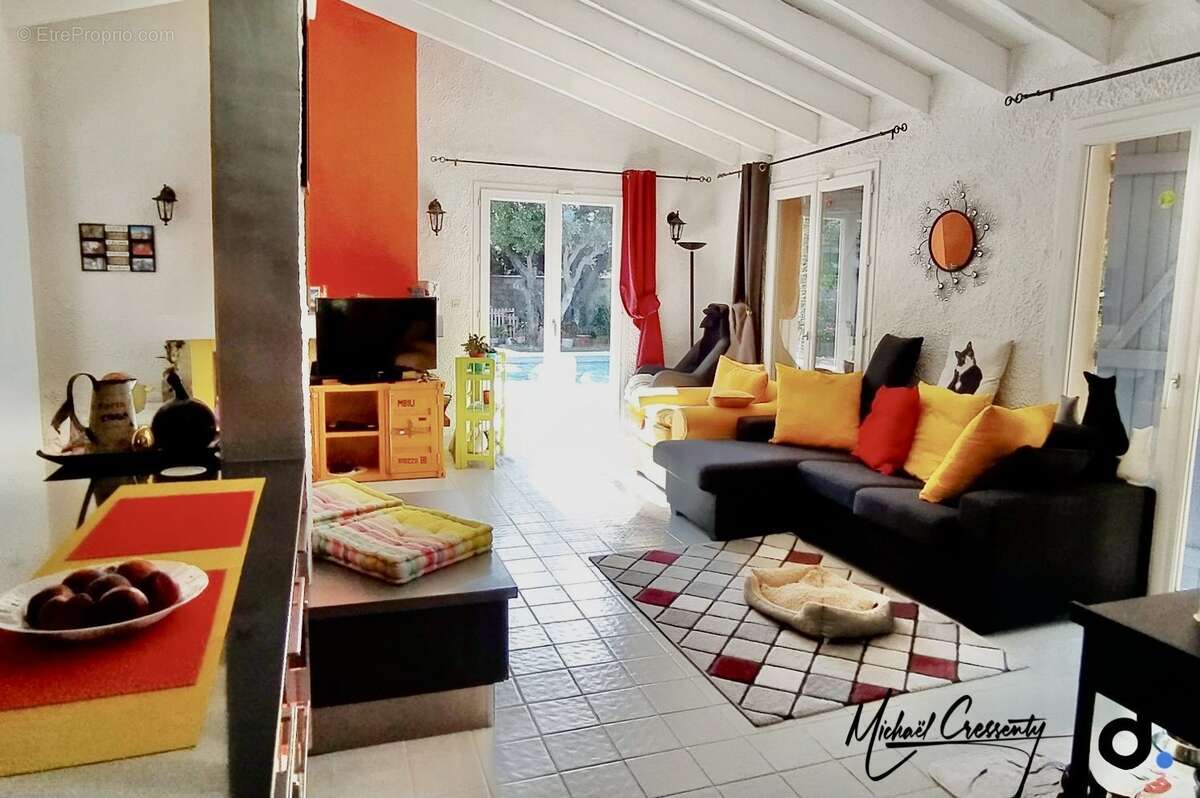 salon - Maison à AUREILLE