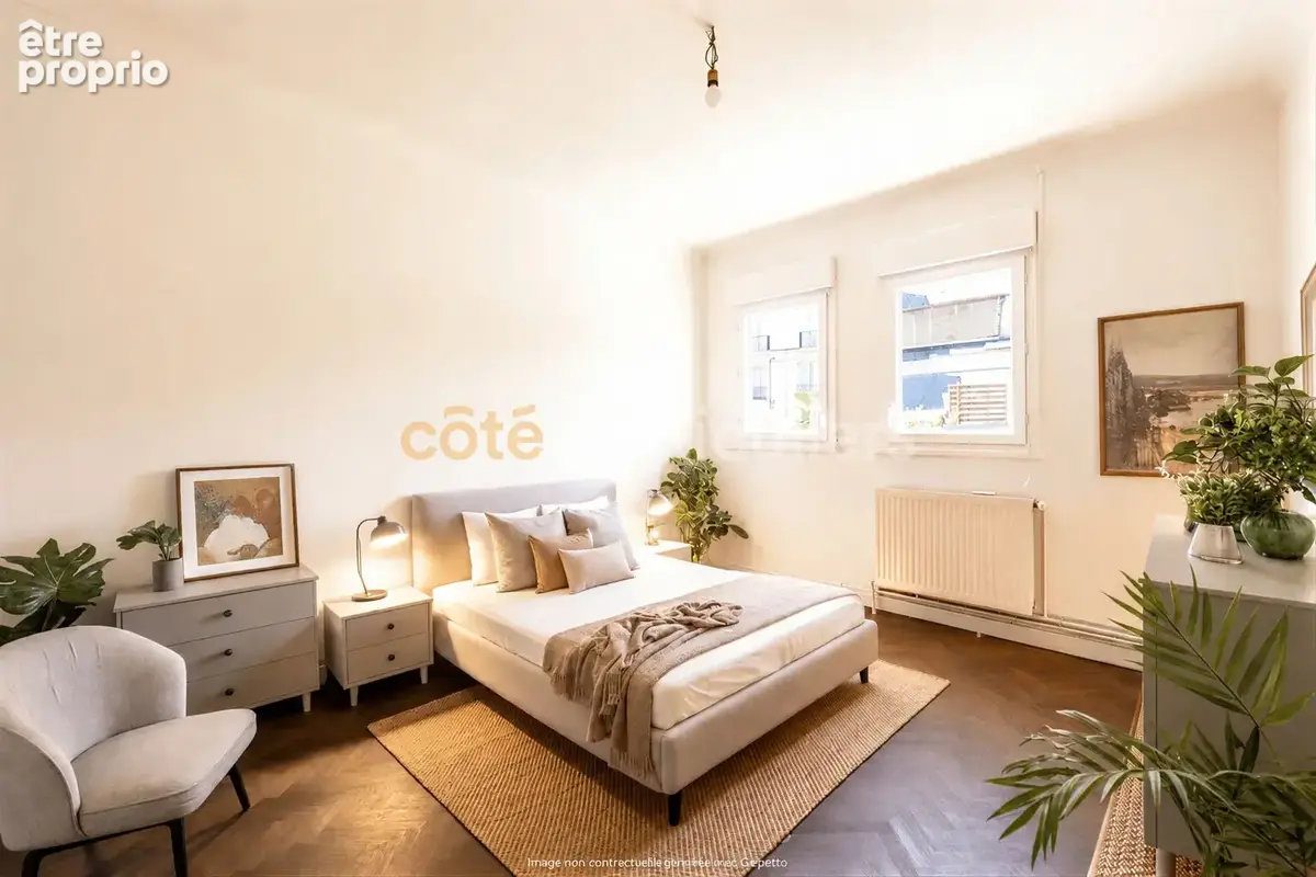 Ile de versailles -- appartement t4 -- 91m2 -- 2 chambres -- vue sur l'erdre  --  jardin partagé -- garage possible -- proximite - photo 5