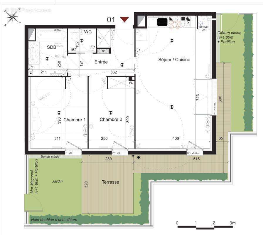 Appartement à TOULOUSE