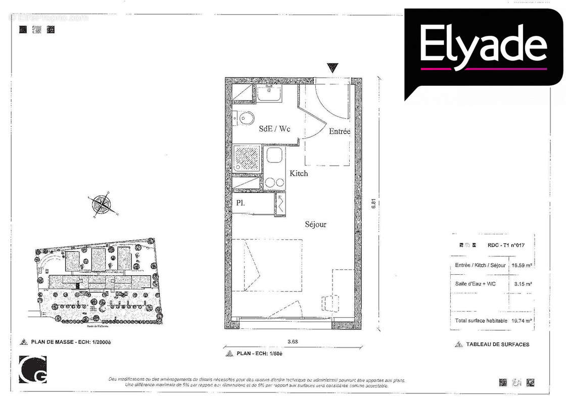 Appartement à AUZEVILLE-TOLOSANE