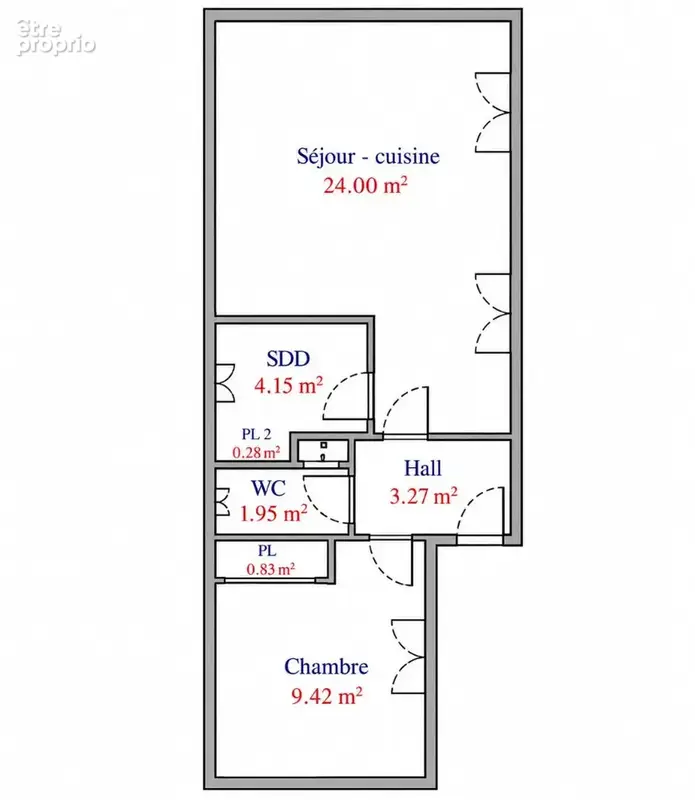 Maison T2 de plain-pied , Vendue louée - photo 2