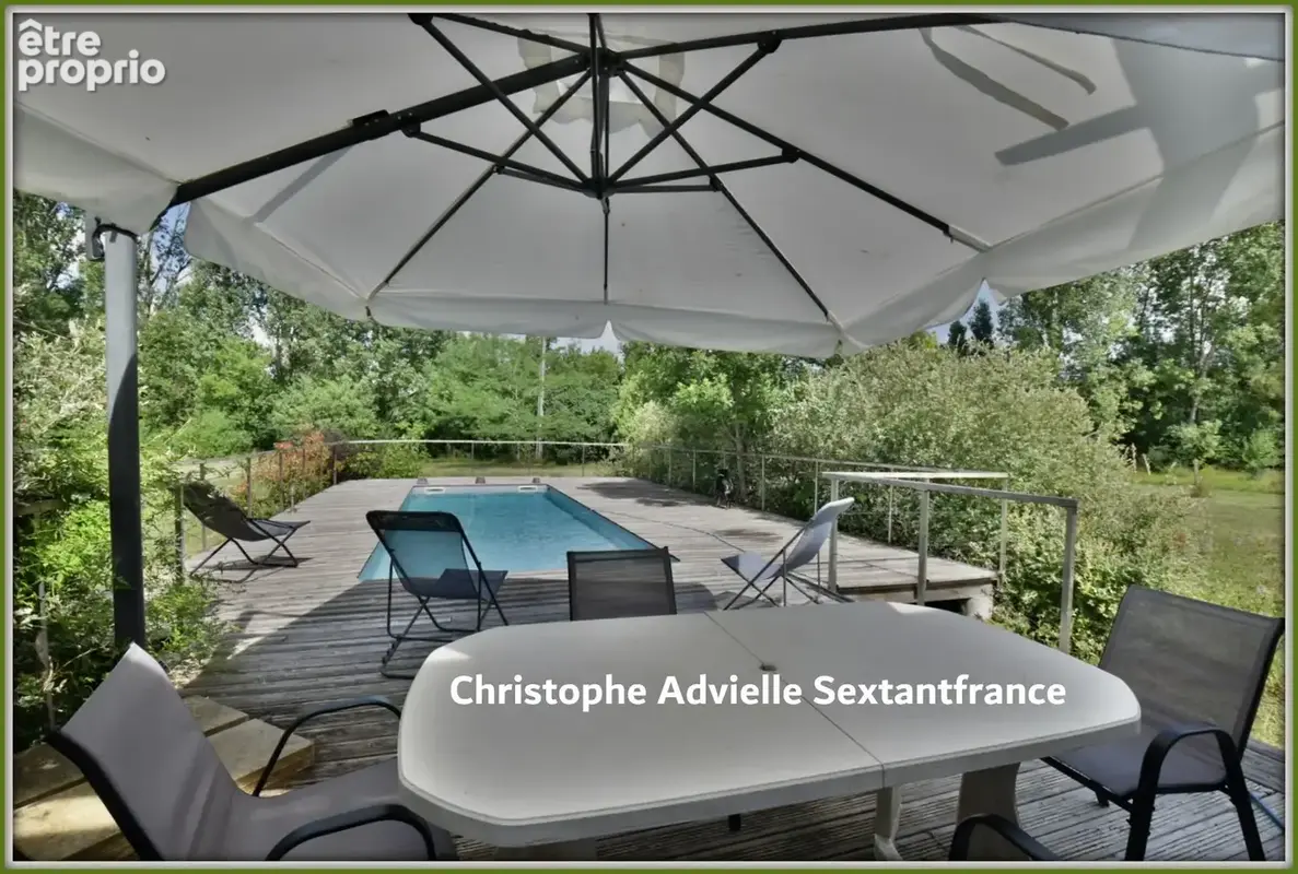 Villa d'architecte ossature bois, plain pied , 4 chambres , piscine, garage et atelier sur 1,6 Ha - photo 15
