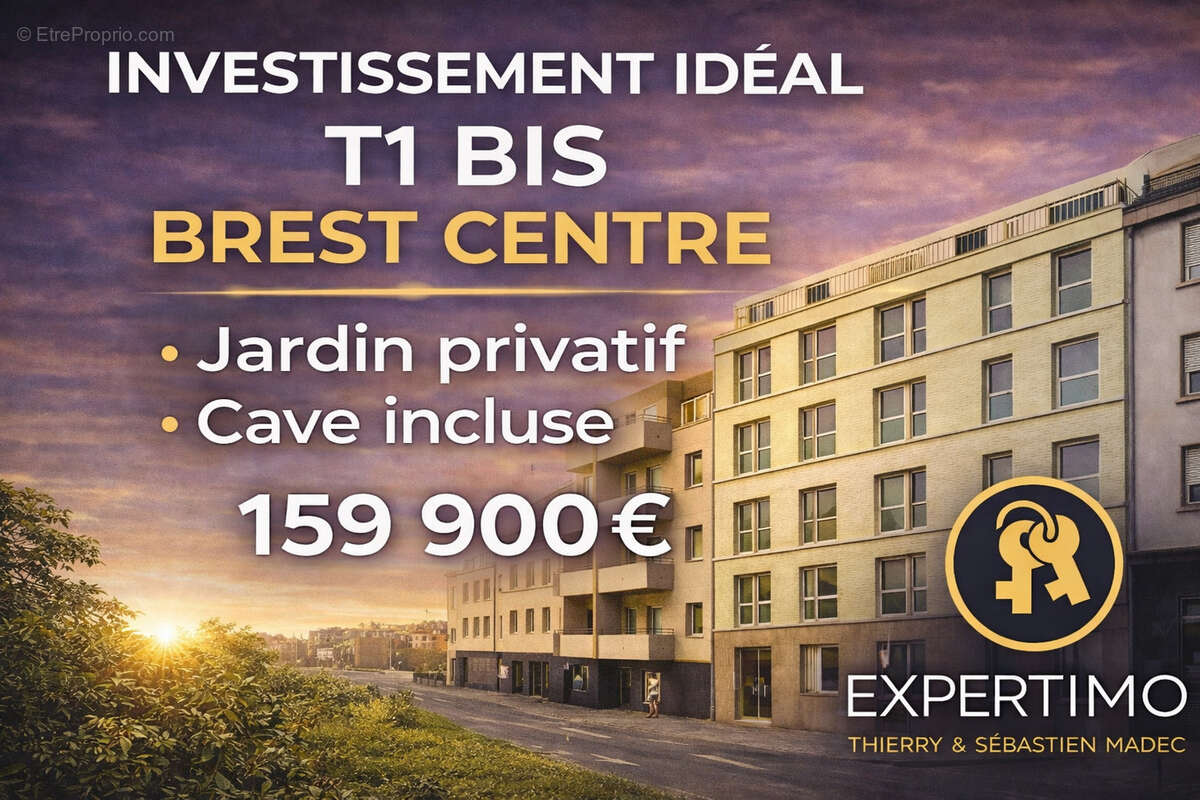 Brest St-Michel   T1 bis avec jardin privatif - photo 4