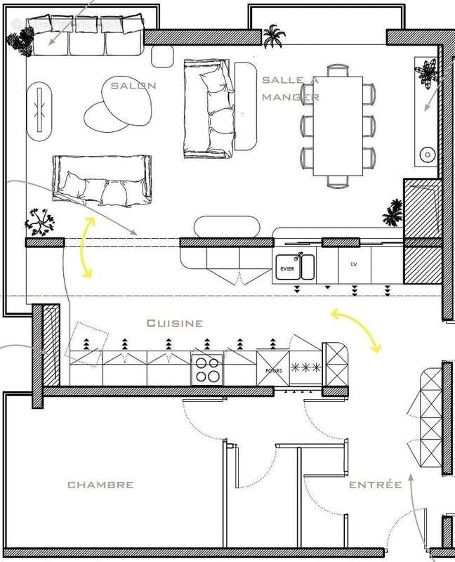 Appartement à PARIS-15E