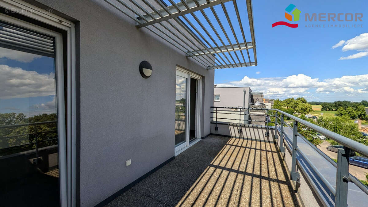 Balcon - Appartement à HOLTZHEIM