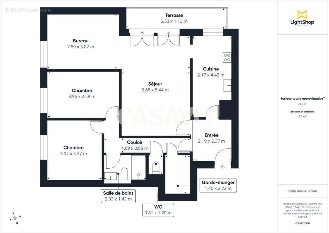 Appartement à VERSAILLES