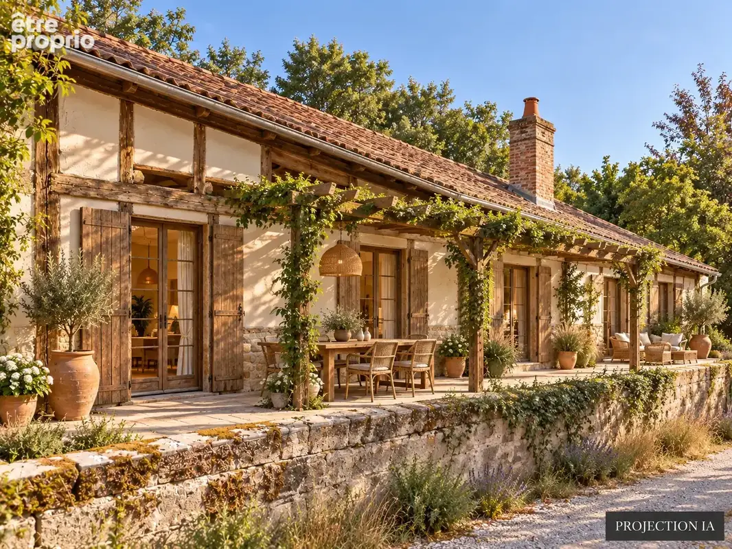 Laurède -Charme et authenticité   Ancienne maison à rénover sur terrain de 565 m2 - photo 2